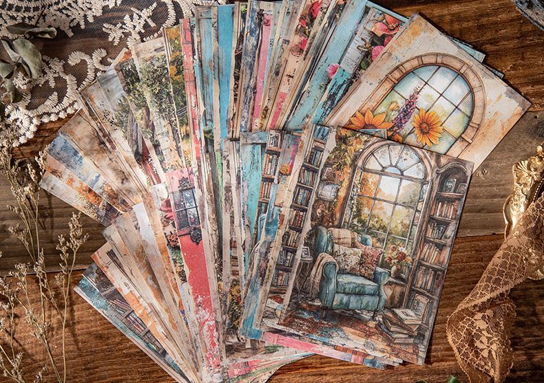 Набір Папіру "Junk Journal IІ" 30 листів. 2989228 фото