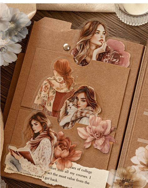 Шикарні Наліпки Дівчат "Flowers in Blooms I" 40 шт. 6978422074012.34 фото