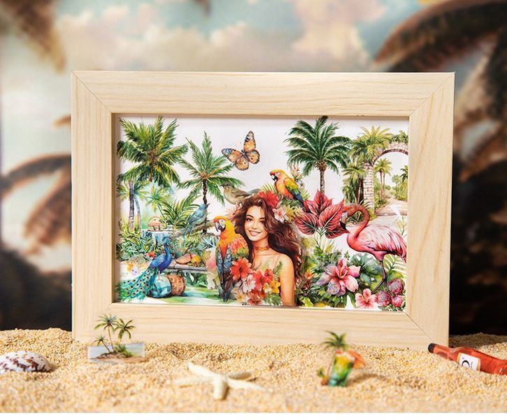 Скотч на Прозорій Основі "Tropic Vibe I" 1 шт. 14545618 фото