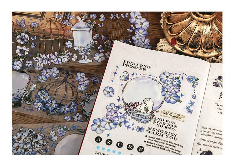 Наліпки на Прозорій Основі "Beautiful Containers III" 3 полоски. 6975248258862.18 фото