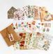 Набір Крафтового Папіру та Наліпок в Конверті "Retro Material Pack I"  30 шт. 400431 фото 1