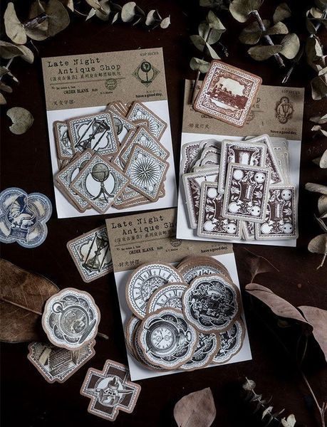 Набір Наліпок "Vintage Stamp Sticker Pack ІIІ" 45 шт. 51865 фото