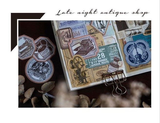 Набір Наліпок "Vintage Stamp Sticker Pack ІIІ" 45 шт. 51865 фото