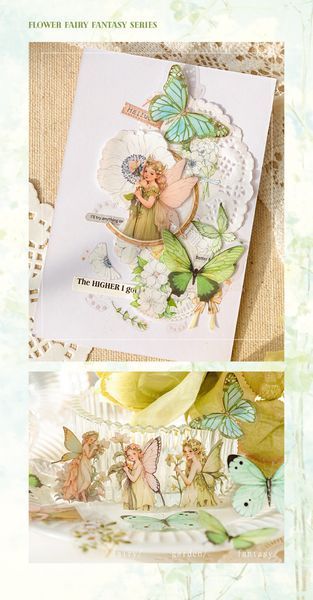 Набір Наліпок на Прозорій Основі "Bellflower Fairy" 40 шт. 3628033 фото
