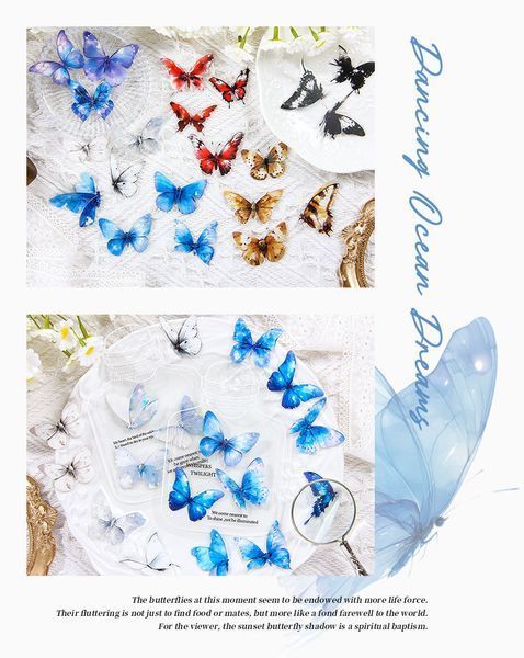 Набір Метеликів в Коробці "Butterfly Shadow ІІI" 40 шт. 3577026 фото
