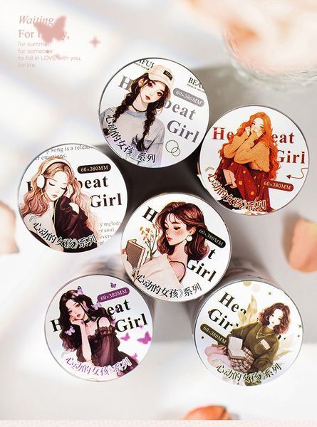Стильні Скотчі з Дівчатами з серії "Hartbeat Girl I" 1 шт. 1466635 фото