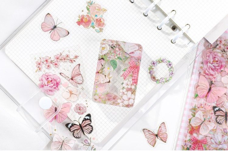 Stickers from Голограммою Blossom Stamping Stricker "Pink" 3 полоски.
