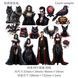 Мкс Містичних Наліпок з Серії "Gothic Vampire Sticker Pack " 45 шт. М6678737 фото 8