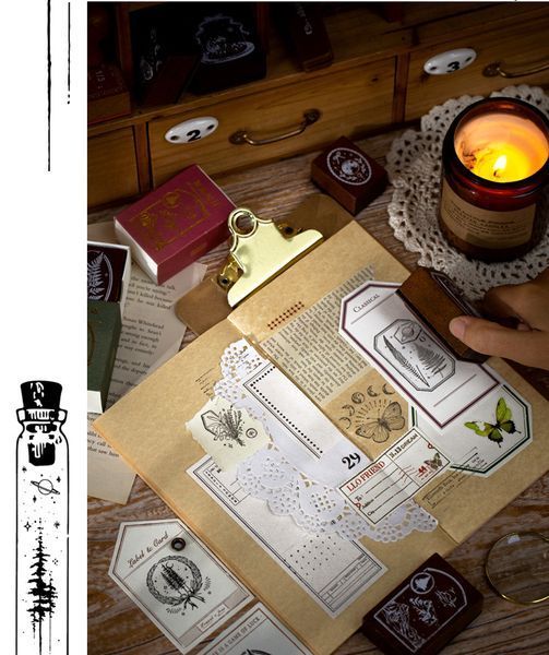 Дерев'яний штамп "A letter from the polor night" 1 шт. 0087225 фото