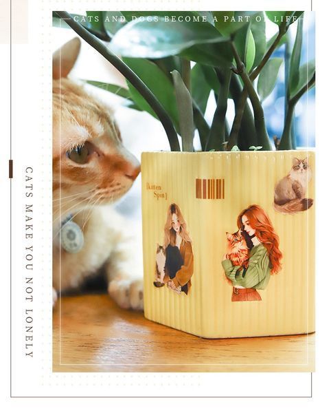 Милі Скотчі На Прозорій Основі "Girls and Pets ІI" 1 шт. 2503039 фото