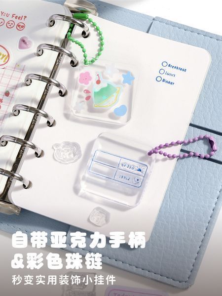 Набір Силіконових Штампів "Clear Days Planner Stamps ІІ" 1 набір. 2456645 фото