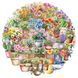 Transparent PET Stickers "Daisies" &ndash; 50 pcs