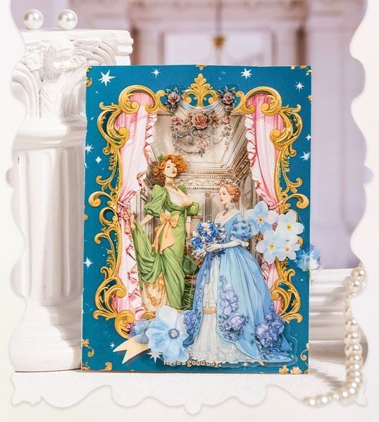 Наліпки Вінтажні Дівчата "Rococo Baroque IІ" 20 шт. 265687836 фото