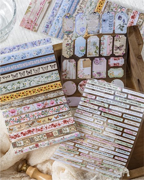 Набір Листових Наліпок "Memory Collection Series ІІI" 3 листа. 36794128 фото