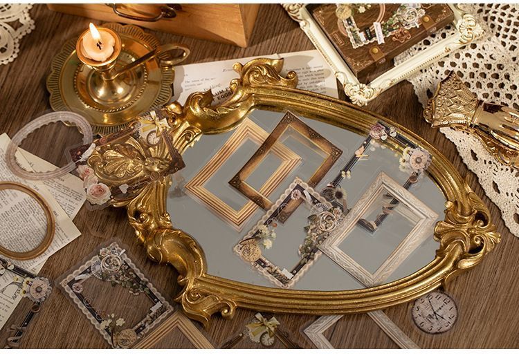 Set Наліпок на clearй основі "Fallen Flowers II" 54 pcs