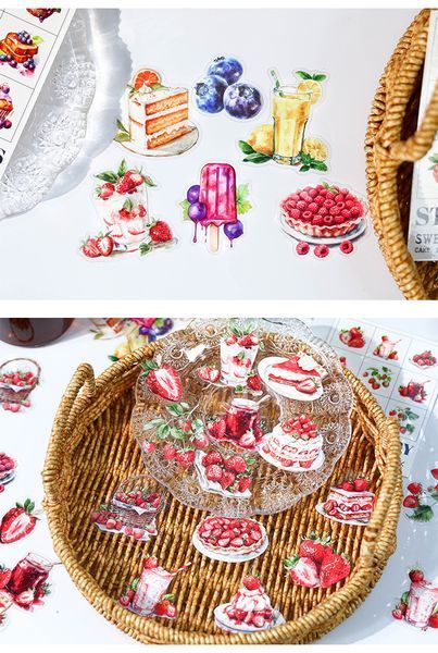 Сочні літні наліпки на прозорій основі "Sweet Time IV" 30 шт. 4679432 фото