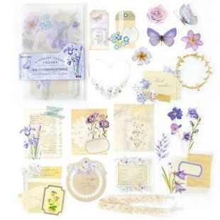 Наліпки HANDMADE GARDEN "Фіолетовий ірис" 40 шт. MMK06F221 фото