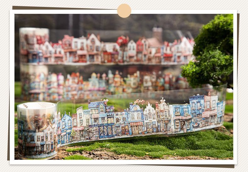 Мікс Скотчів на Прозорій Основі "Weird Hause " 6 відрізів. M6956828 фото